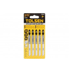 Полотна по дереву Т101B 5 шт, HCS, 100 мм для электролобзика TOLSEN 76804