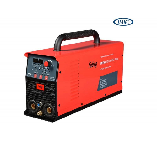 Сварочный инвертор FUBAG INTIG 200 AC/DC PULSE, горелка FB TIG 26 5P 4m, 38459 , НАКС, 31412.1Н