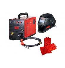 Сварочный полуавтомат FUBAG IRMIG 180 (31 432) + Горелка FB 250 3m ( FB 250 Ergo 3m) (38443) + Маска сварщика "Хамелеон" IR 9-13N S (38072) + Сварочные краги на подкладке красные FWGN 10R (641180), 31 432.4 31432.4