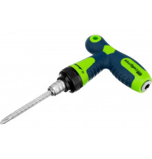 Реверсивная отвертка СИБРТЕХ Т-образная PH2/SL6 13364