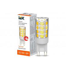 Светодиодная лампа IEK corn капсула 3,5вт 230в 3000к керамика g9 LLE-CORN-4-230-30-G9