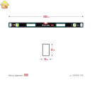 Сверхпрочный уровень KRAFTOOL A-RATE Control с зеркальным глазком, 1000 мм 34986-100