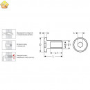 ЗУБР M6x12 мм, 5 кг (780 шт), оцинкованная, шест. 5 мм, гайка Эриксона с плоской головкой 303770-5