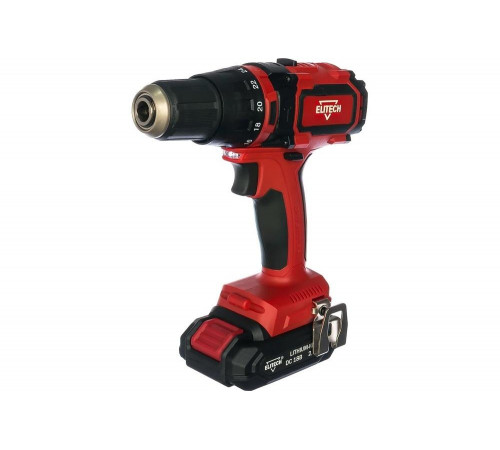 Дрель аккумуляторная ELITECH ДА 18УБЛ2 (191608)