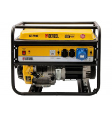 Бензиновый генератор 6,5 кВт, 220В/50Гц, 25 л DENZEL GE 7900 94638