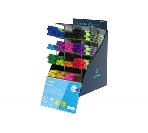 Капиллярная ручка Schneider Line-Up ассорти, 0,4 мм, дисплей 304832