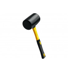 Чёрная резиновая киянка STAYER 680 г 2054-75