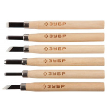 Резцы фигурные профессиональные Эксперт 6 шт Зубр 18375-H6