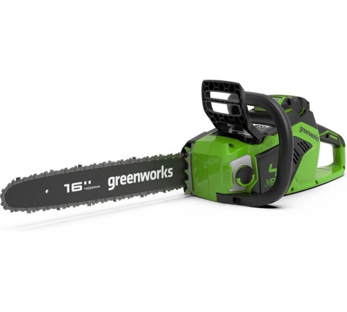 Аккумуляторная цепная пила Greenworks GD40CS18 40 см, АКБ 6 А*ч, ЗУ 2005807UF