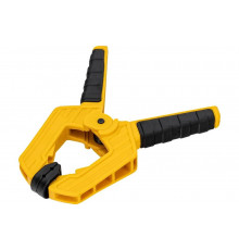 Струбцина клещеобразная, усиленная Denzel 80x60 мм, двухкомпонентные рукоятки 20797