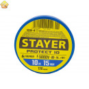 STAYER 10м х 15 мм, синяя, Protect-10 изолента ПВХ 12291-B_z01 Professional