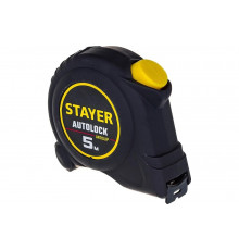 Рулетка Stayer AutoLock 5м / 19мм с автостопом 2-34126-05-19_z02