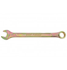 Комбинированный гаечный ключ DEXX желтый цинк 12 мм 27017-12