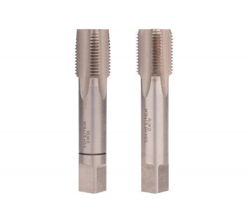 Набор метчиков из 2-х шт. RUKO М18 шаг 1.5 мм DIN2181 HSS-G 235180