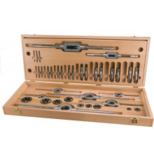 Набор метчиков и плашек Ruko UNF 1/4-1.0 HSS-G 35пр 245073