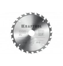 Диск пильный по дереву KRAFTOOL Fast 200x30 мм, 24Т 36950-200-30