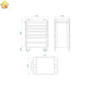 Инструментальная тележка KING TONY 7 полок 87SQ31-7B-BK