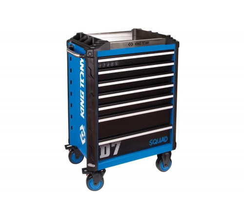 Инструментальная тележка KING TONY 7 полок 87SQ31-7B-BK