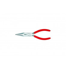 Длинногубцы KNIPEX  с реж. кромк. радиомонтаж., полукругл. прям. губки,  хром, 1К ручки KN-2503125