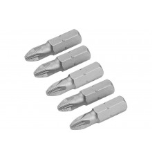 Набор вставок бит торцевых 1/4", Pozidriv, PZ2, 25 мм, 5 шт TOLSEN TT20273