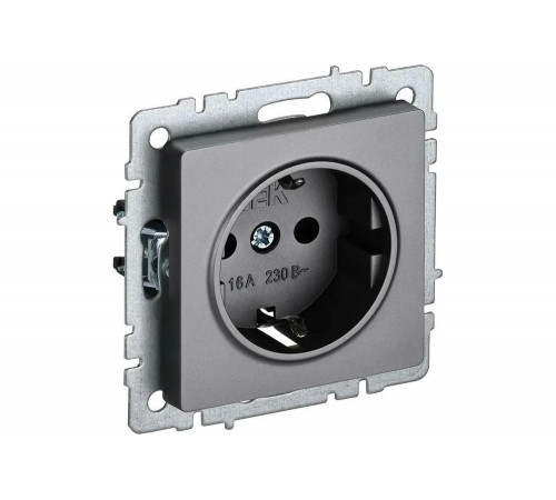 Розетка IEK Brite RS14-1-0-BRS: надежное электрооборудование для одного места