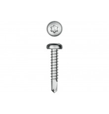 Нержавеющие саморезы KRAFTOOL DS-P с полукруглой головкой, 25x3.9 мм, 500 шт. 300931-39-025