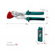Клещи переставные-гаечный ключ KRAFTOOL Vise-wrench 180 мм 22066