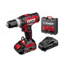 Дрель-шуруповер ЗУБР  14.4 В, 1 АКБ, в кейсе ДШЛ-145-21