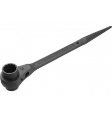 Трещоточный монтажный ключ TOLSEN 19x24 мм TT15297