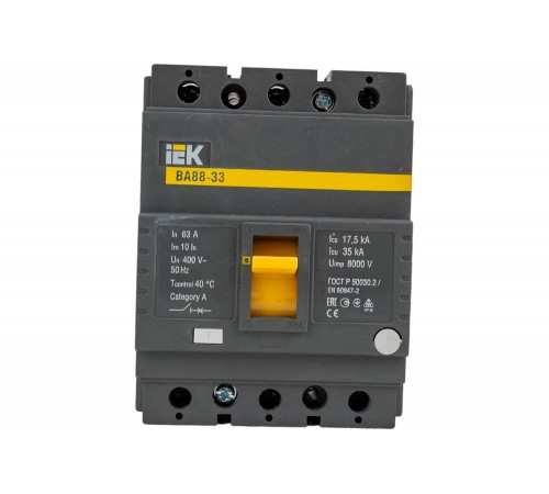 IEK ВА88-33: надежный автоматический выключатель для электросетей