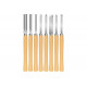 STAYER 8 шт., набор токарных резцов по дереву 1836