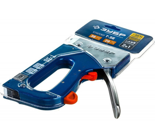 ЗУБР скобы 36, 28, степлер 2 в 1 T-36 31580 Профессионал