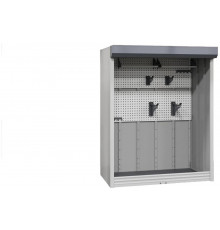 Односекционный роллетный шкаф с комплектом навесок Верстакофф RCAB STG 2000x1550x900 RC-1.028 В1