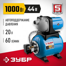 ЗУБР 1000 Вт, 60 л/мин, станция насосная М3 НАС-М3-1000