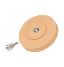 Диск зачистной резиновый с адаптером 100 мм, для удаления скотча и остатков клея NORDBERG DR100