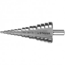 STAYER  4-39 мм, 14 ступеней, HSS, сверло ступенчатое 29660-4-39-14