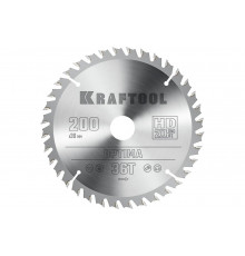 Диск пильный по дереву KRAFTOOL Optima 200x30 мм, 36Т 36951-200-30