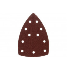 Треугольник абразивный на ворcовой подложке под "липучку" перфорированный P60, 150x150x100 мм, 5 шт Denzel 738587