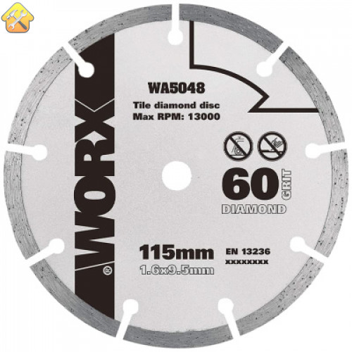 Пильный алмазный диск WORX WA5048