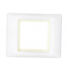 Рамка 1-м с суппортом на 2 модуля IEK ПРАЙМЕР белый ИЭК CKK-40D-RU2-K01