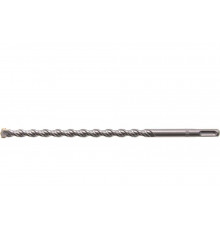 Бур по бетону, двойная спираль, Cobalt W-tip (12x260 мм; SDS PLUS) Denzel 705025