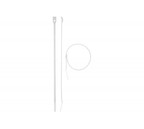 ЗУБР 110х2.5, 50 шт., хомуты нейлоновые белые, с плоским замком КОБРА 30930-25-110 Профессионал