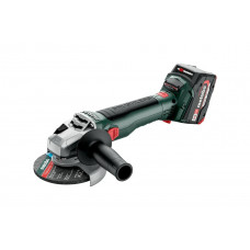 Аккумуляторная угловая шлифовальная машина Metabo W 18 LT BL11-125Quick 2x4Ач + ASC55, BOX165 613052510