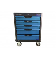 Тележка KraftWell с 5 ящиками+ПОДАРОК инструмент 157 предметов KRW-TTB+SET157