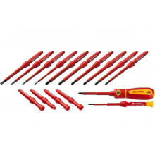 Набор высоковольтных отверток KRAFTOOL Х-Drive Electro 18 предм. 220092-H18