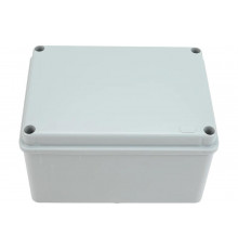 Распаечная коробка IEK открытой проводки,150x110x85, IP44, RAL7035, гладкие стенки, КМ41261 UKO11-150-110-085-K41-44