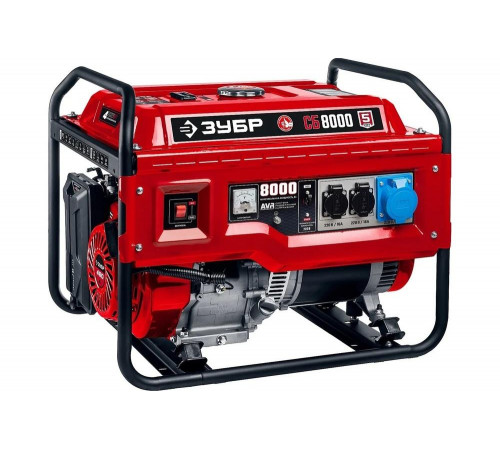 ЗУБР  8000 Вт, бензиновый генератор (СБ-8000)