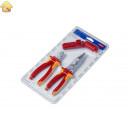 Набор VDE для электромонтажа Knipex KN-1386200, KN-169501SB, KN-7006160 3 предмета KN-003130BKV01