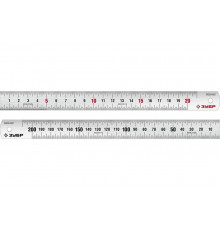 Про-20 Усиленная нержавеющая линейка 0,20 м ЗУБР 34280-020