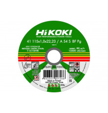 Круг отрезной 115x1х22 мм, A54S, тип 41 Hikoki RUH11510